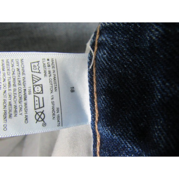 Old Navy Women's Jeans Size 18 Blue O.G. Straight High Rise Denim - Picture 5 of 5